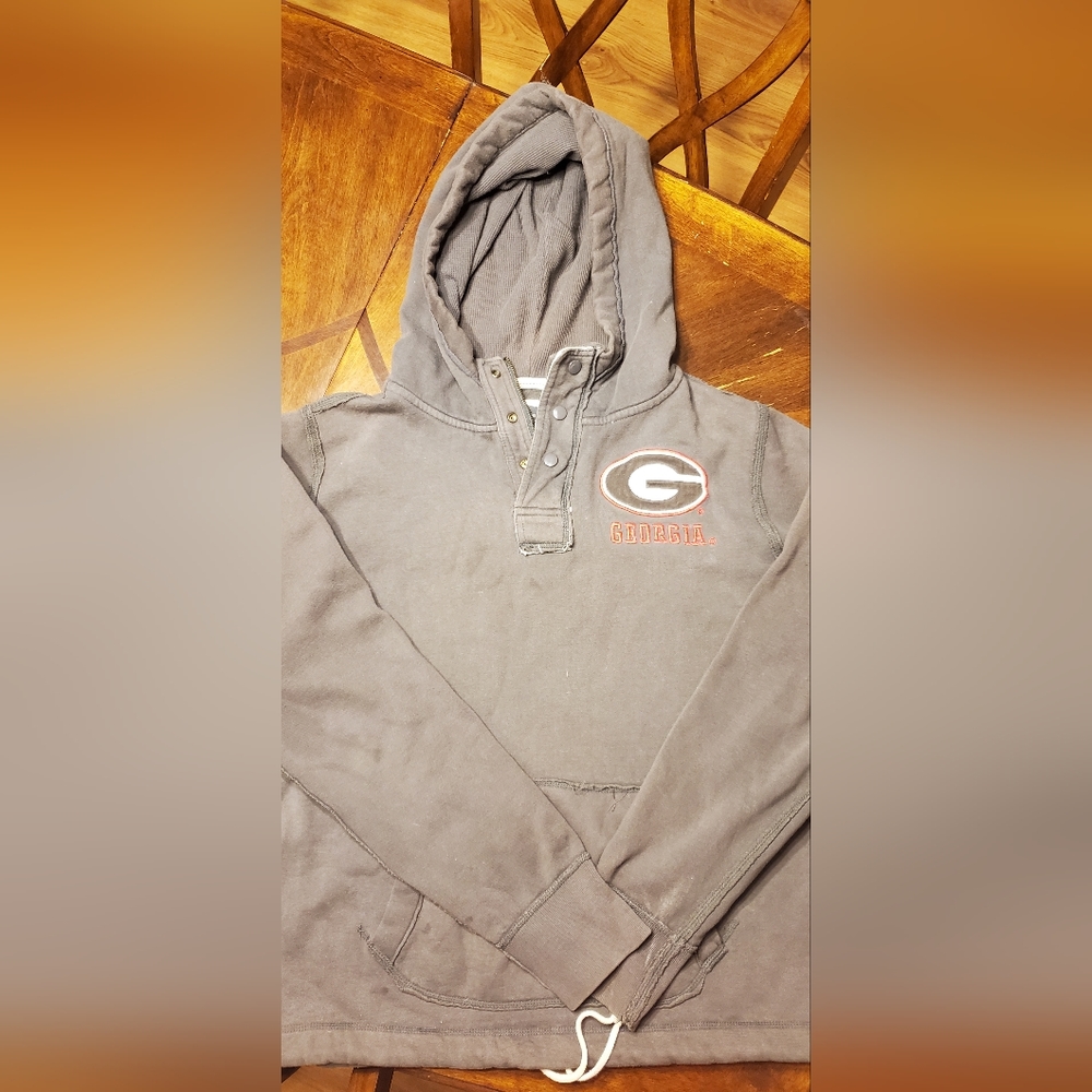 University of Georgia UGA Grey Sweatshirt Colosseum Athletics Size XLarge